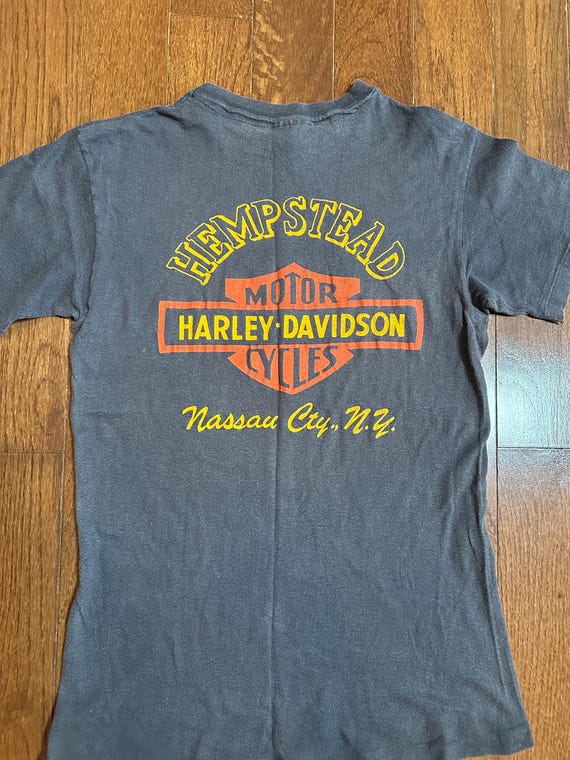 1970s Harley Davidson of Hempstead of NY Tee - image 4