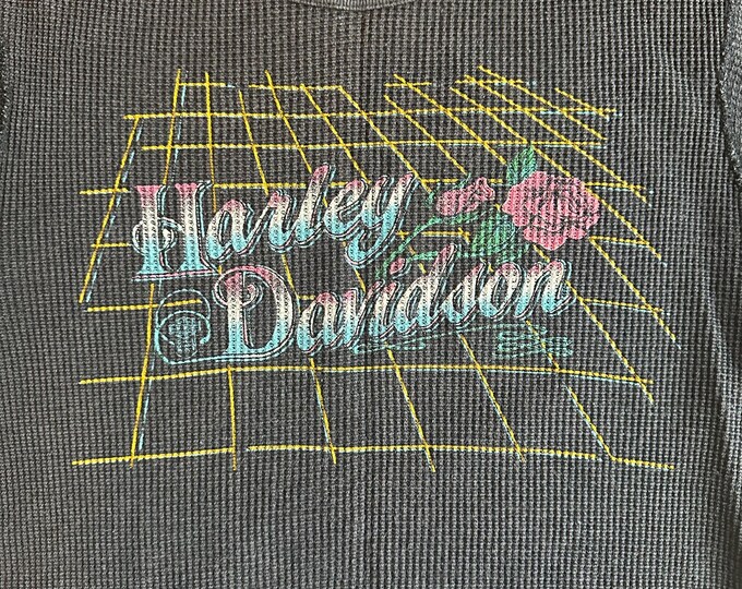 1980s Harley Davidson Rose Thermal