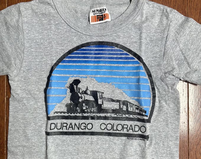 Vintage Durango Colorado Kids Souvenir Tee