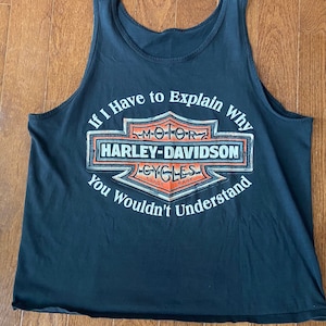 80s Harley Davidson Tank