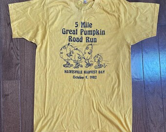 1982 5 Mile Great Pumpkin Road Run T-Shirt