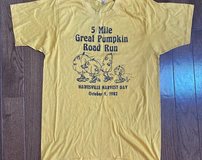 1982 5 Mile Great Pumpkin Road Run T-Shirt