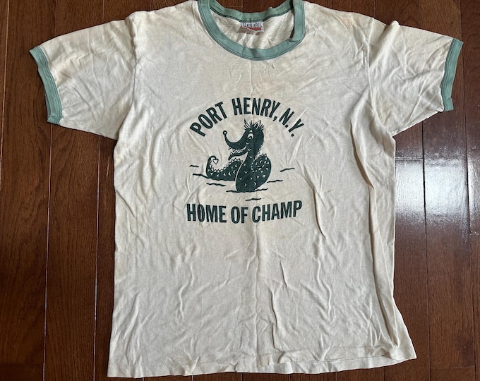Vintage 1970s Dragon Camp Ringer T Shirt – Fort Henry NY
