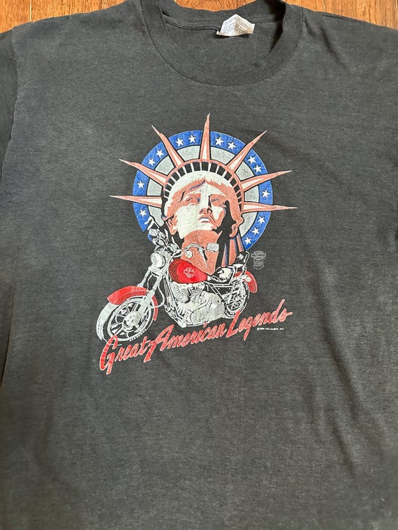 1980s Butter Soft Weaver Harley Davidson Tee - image 2