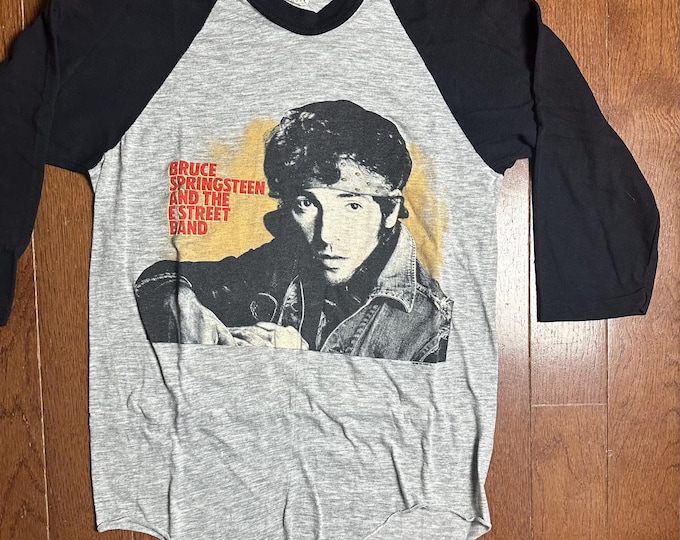 Vintage 1984-1985 Bruce Springsteen & The E Street Band World Tour Raglan Shirt