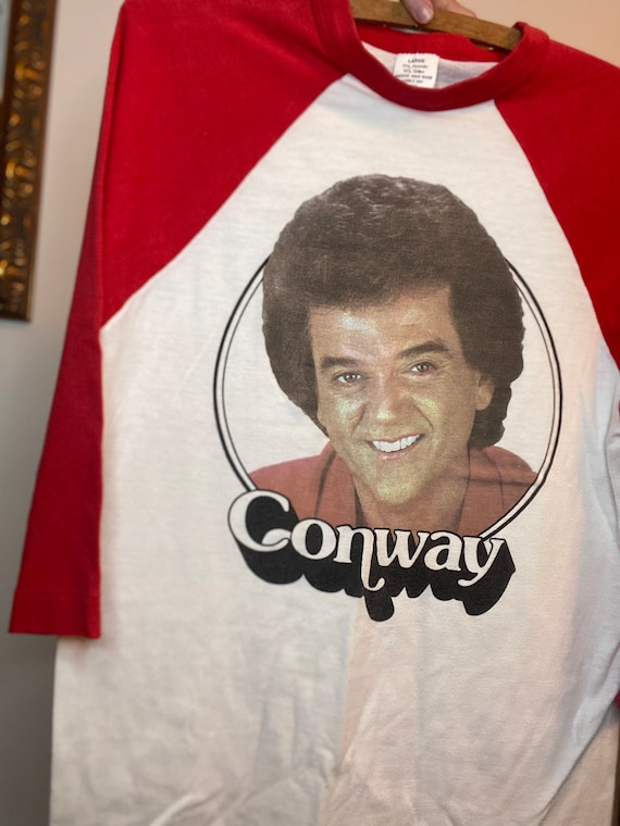 Vintage Conway Twitty Raglan - image 2