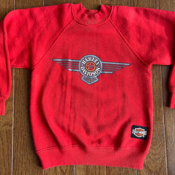 Vintage Kiddo Harley Davidson California Pullover