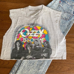 1981 Ozzy Osbourne Tour Crop Top