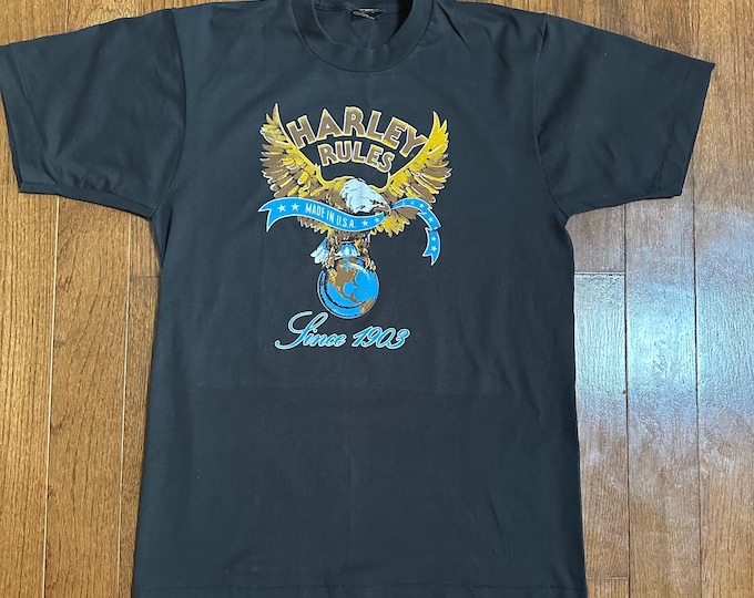1980s Harley Rules Since 1903 Tee