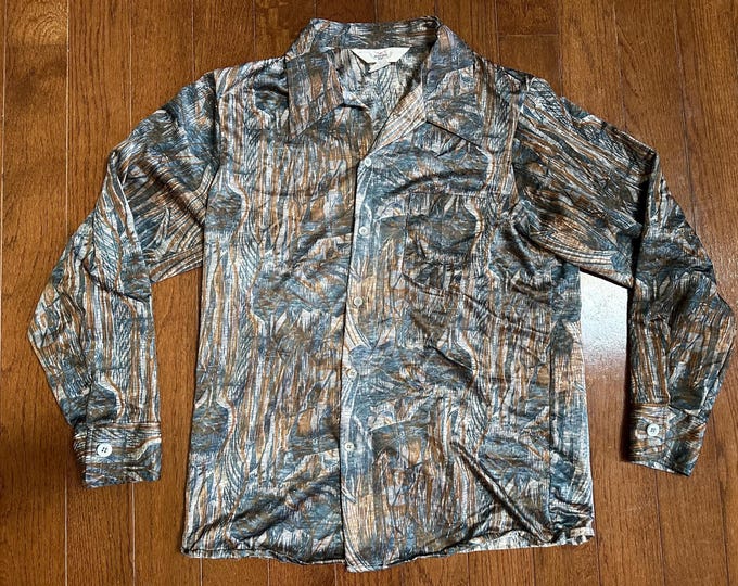 Vintage Jantzen USA Abstract Western Shirt Large