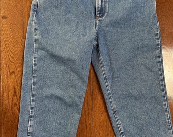 Y2K Lauren Jeans Co Ralph Lauren Capri Pants Green Tag Cotton Classic Size 6