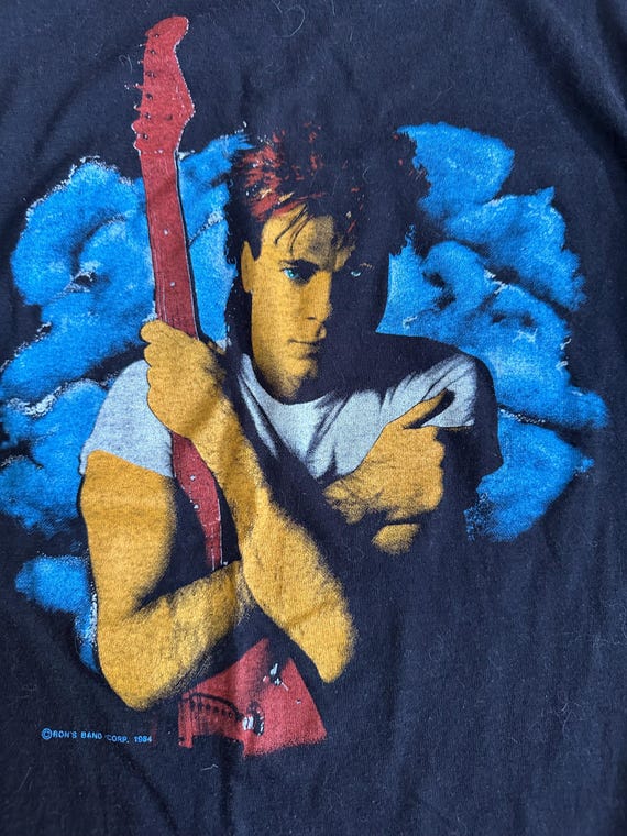 Vintage 1984 Rick Springfield Tank Top Sleeveless Band Tee