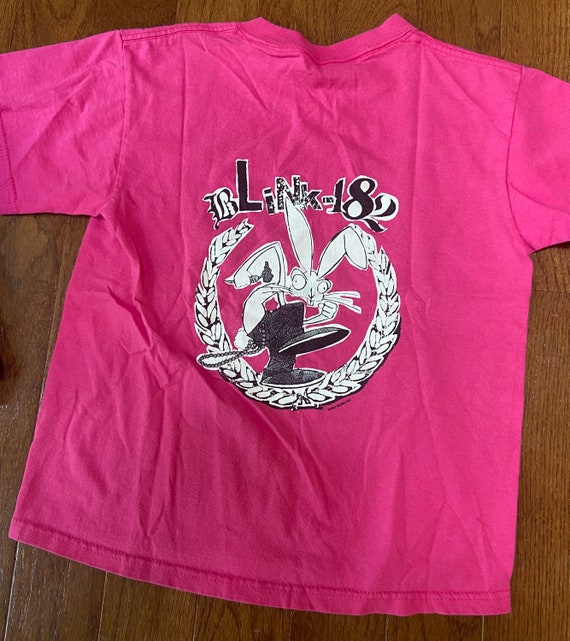 2002 Blink 182 Pop Disaster Pink Tee - image 5