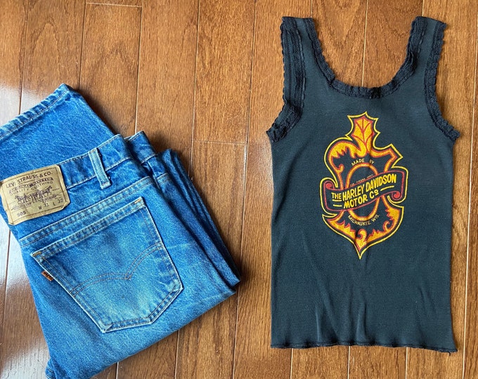 Vintage Made By The Harley Davidson Motor Company Tank Top