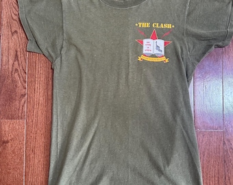 1982 The Clash North American Campaign Tour T-Shirt
