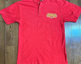 1988 Biker Short Sleeve Henley