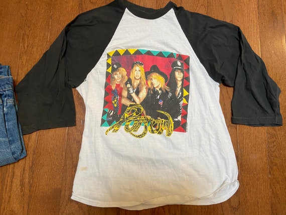 1988 Poison Tour Raglan - image 3