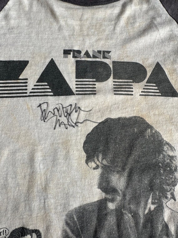 1980 Signed Frank Zappa Raglan - image 5