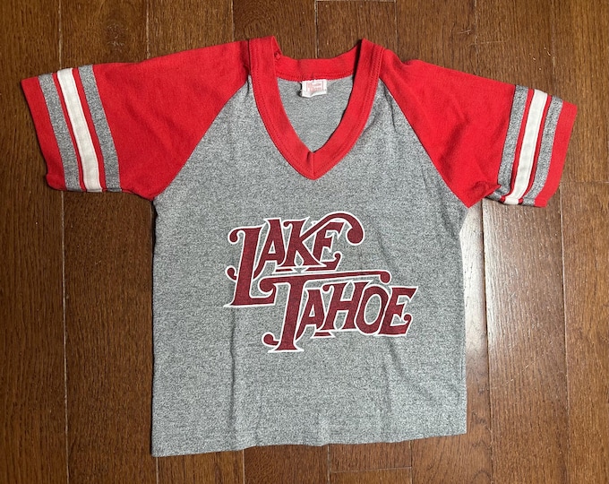 Vintage Lake Tahoe Kids Ringer Tee