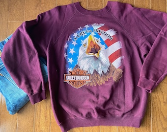 1986 Screaming Eagle Harley Davidson Pullover