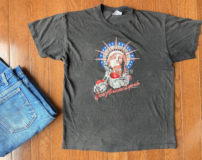1980's Butter Soft Weaver Harley Davidson Tee