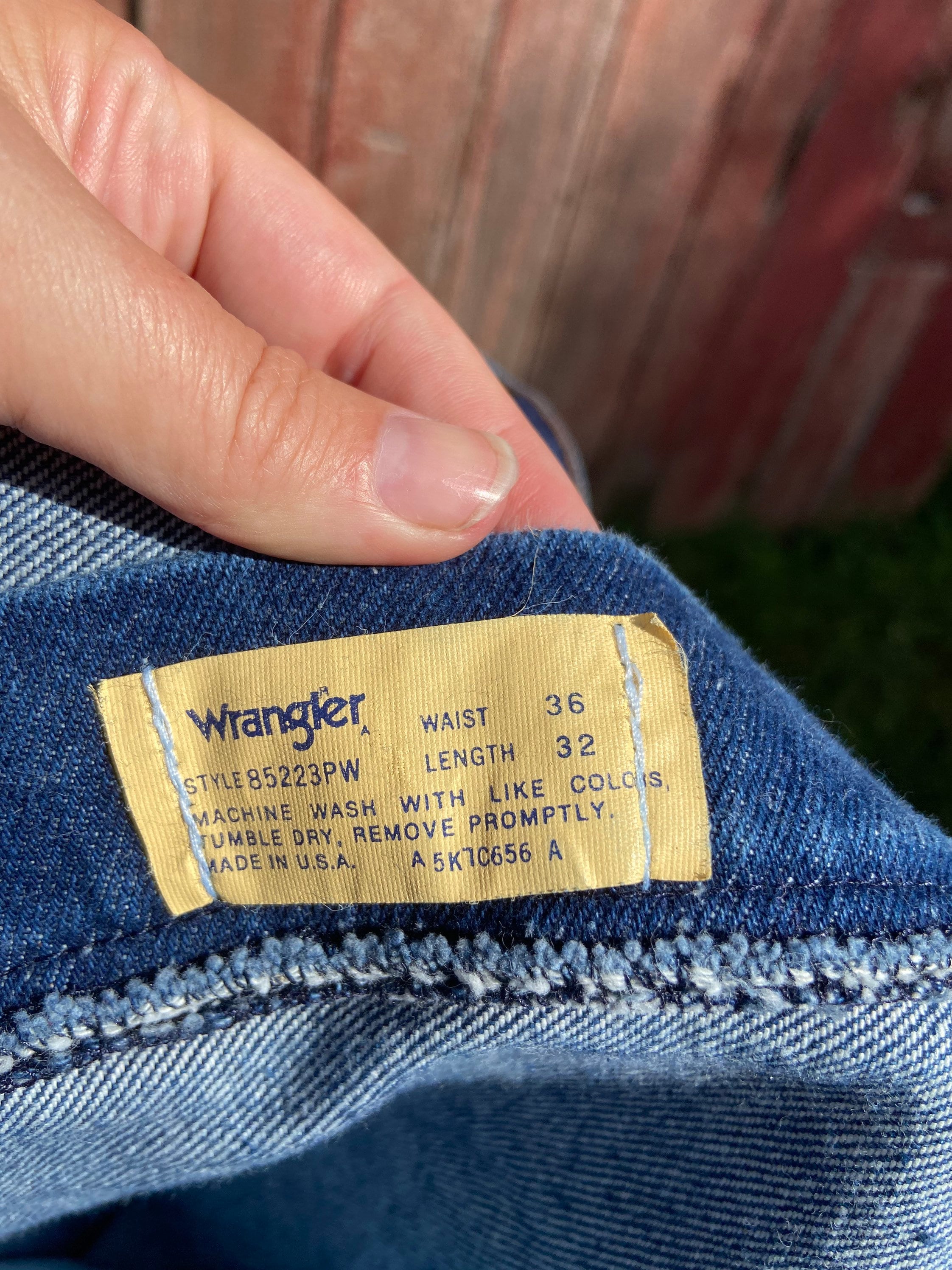 80's Wrangler Tag Still on Jeans - Etsy Israel