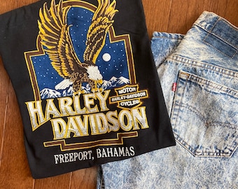 1980s Bahamas Vintage Biker Tee