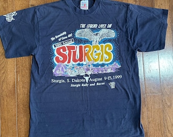 Vintage 1999 Sturgis Motorcycle Rally T-Shirt