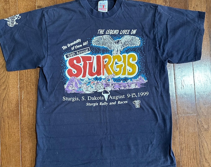 Vintage 1999 Sturgis Motorcycle Rally T-Shirt