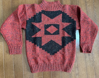 Late 80s Early 90s LizWear Chunky Ski Sweater