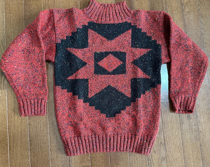 Late 80s Early 90s LizWear Chunky Ski Sweater