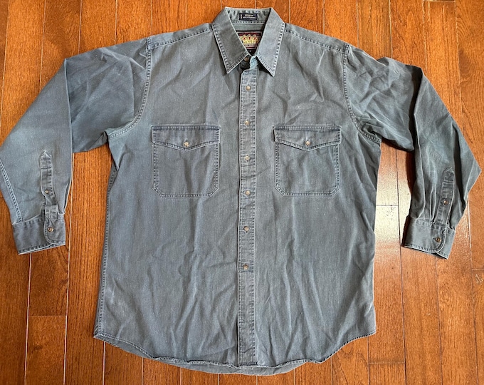 1990s Chaps by Ralph Lauren Cotton Button-Down