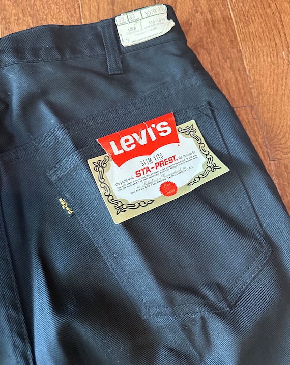 1960's Deadstock Levi's Slim Fits Big E