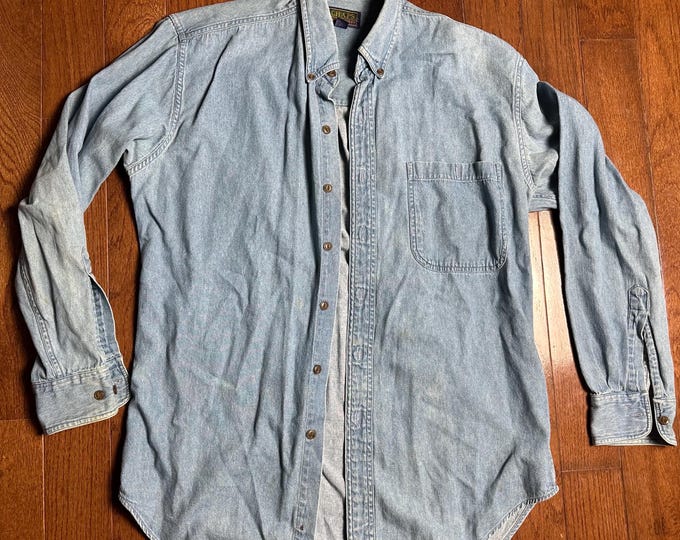 Vintage Chaps Ralph Lauren Denim Button Up