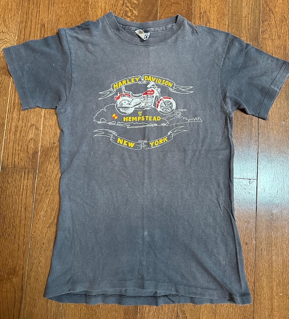 1970s Harley Davidson of Hempstead of NY Tee - image 1