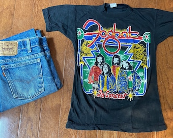 Vintage Foghat and Pat Travers Tee
