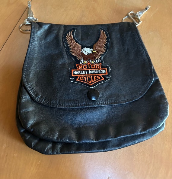 Vintage Leather Harley Davidson Purse Crossbody