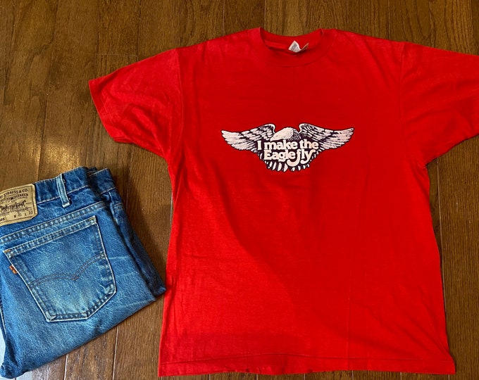 1980s “I Make the Eagle Fly” Harley Davidson Tee