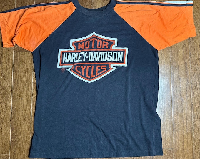 Vintage Harley-Davidson T-Shirt New Castle PA Paper Thin