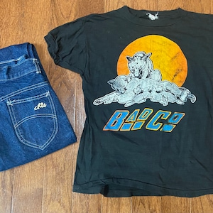 1976 Run with the Pack Bad Company T-shirt