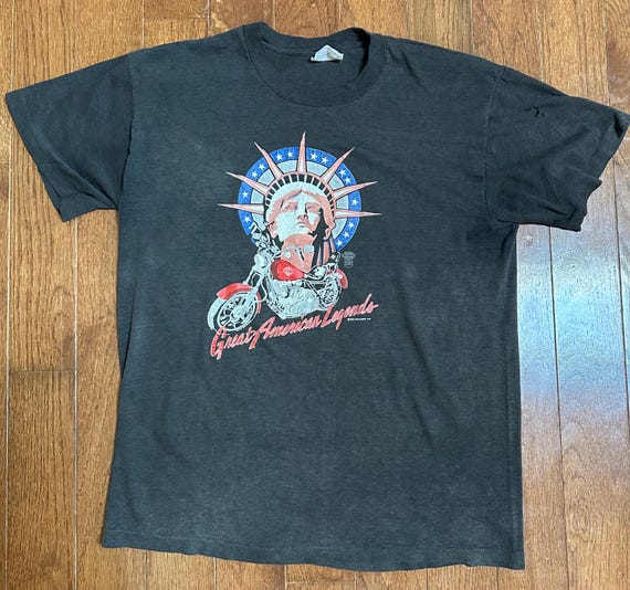 1980s Butter Soft Weaver Harley Davidson Tee - image 1