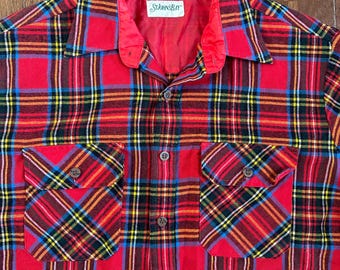 1970s St. John’s Bay Plaid Flannel