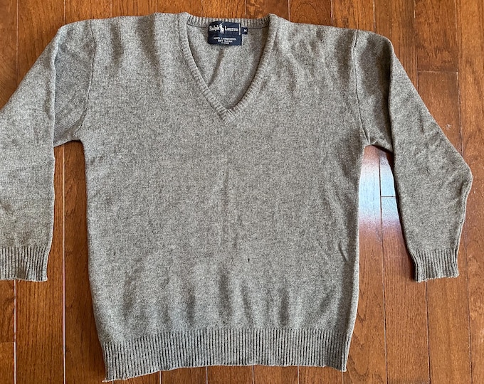 1990s Ralph Lauren Lambswool V-Neck Sweater