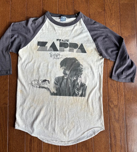 1980 Signed Frank Zappa Raglan - image 1