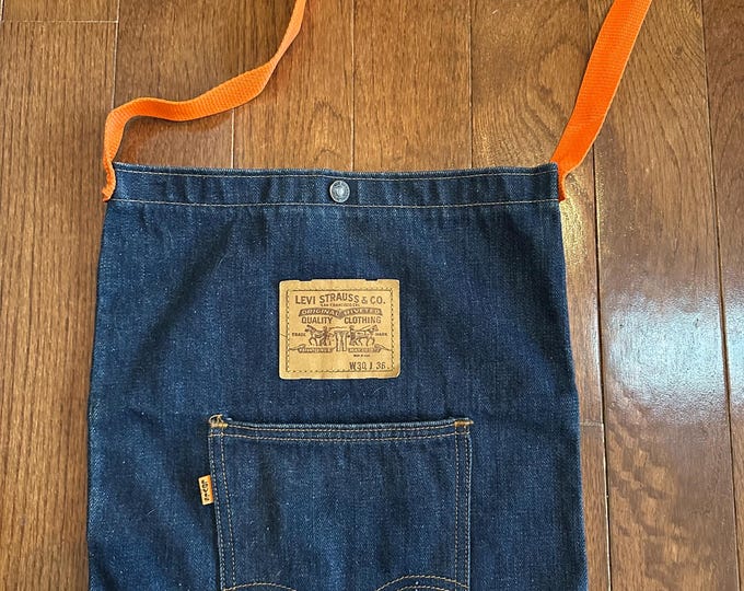 RARE 1970s Levi's Orange Tab Tote Bag