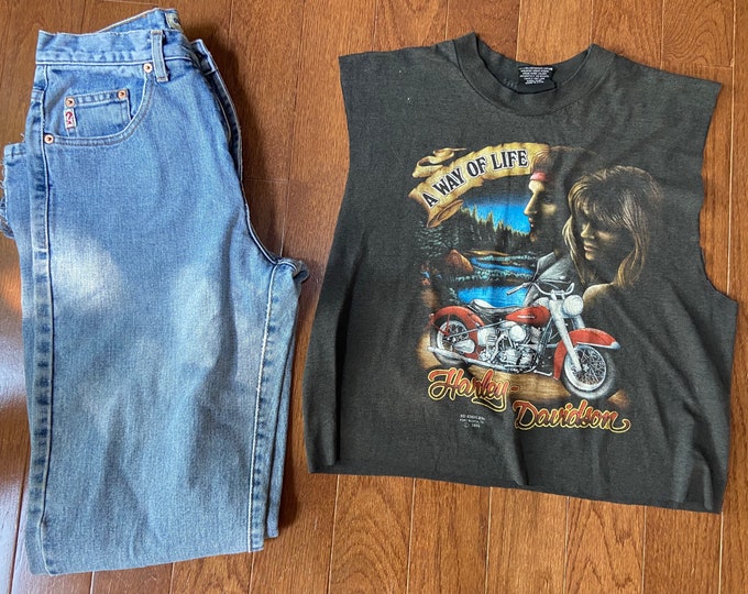 1990 3D Emblem Harley Davidson A Way of Life