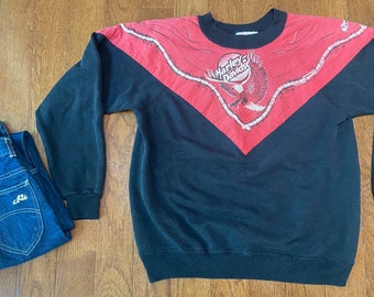 1980s Handmade Harley Davidson Pullover