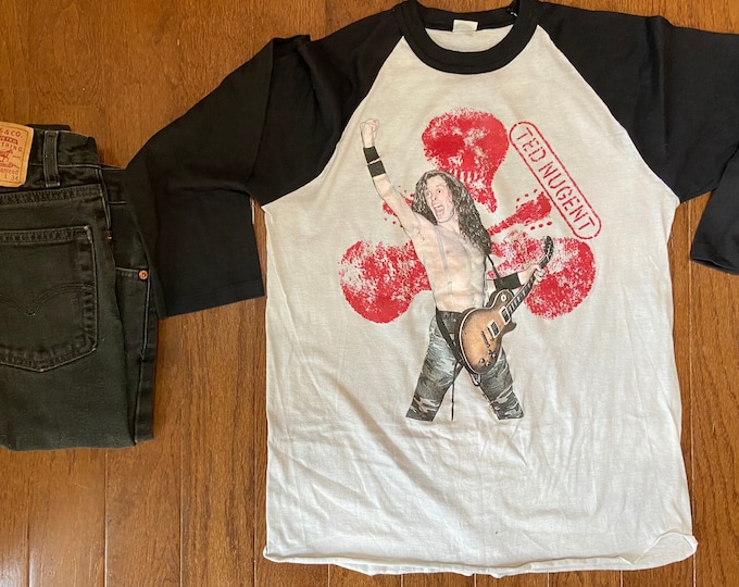 1982 Ted Nugent "Nugent Rules" Raglan