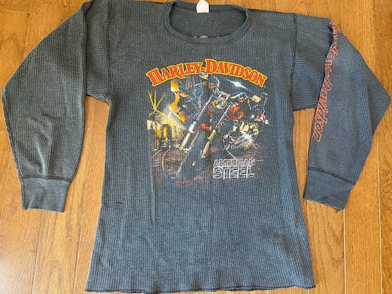 Vintage Harley Davidson Thermal - Etsy