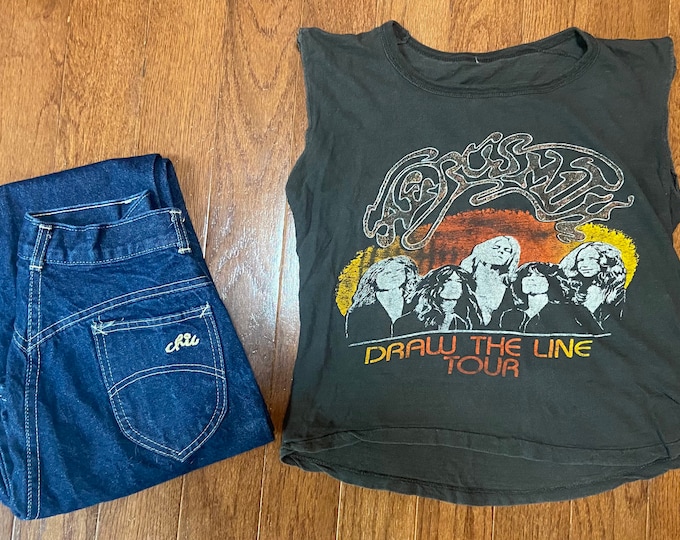 1977 Aerosmith Draw the Line Tour T-shirt